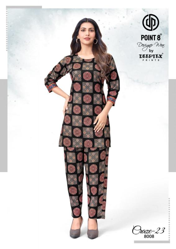 Deeptex craze vol-8 coord set womens dresses wholesale